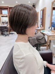 丸みショートボブ/20代30代40代50代60代