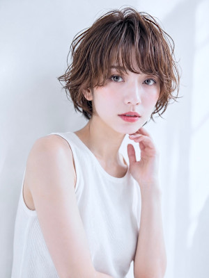 【神戸上品レイヤー】40代に似合う大人ひし形ショートボブ／丸