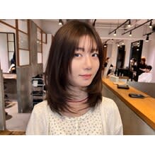 "土橋"ミディアムレイヤーで大人かわいいスタイル◎