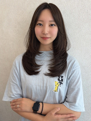髪質改善＊韓国ヘア＊レイヤー＊顔周り＊ZIna Maison