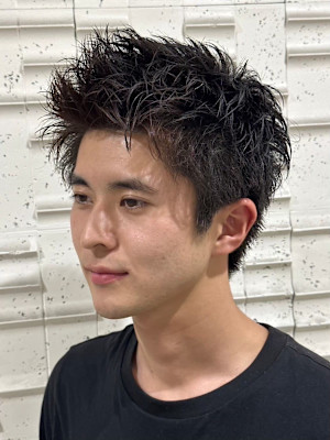【ツイストスパイラル】アップバング・大人爽やかベリーショート
