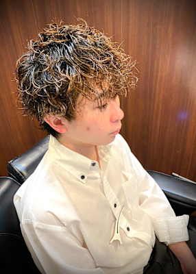 刈り上げないマッシュ×ソフトツイスト