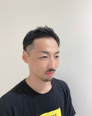 ツーブロックショート