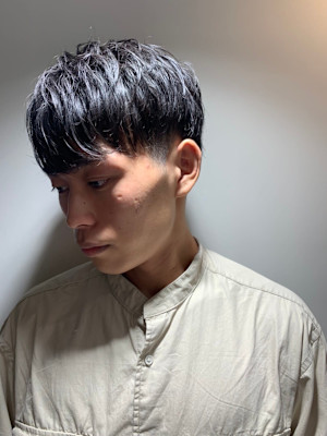 ナチュラルマッシュ＜理容室＞＜銀座＞＜メンズ＞＜ショート＞