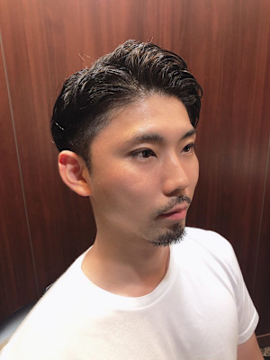 アップバング7/3 ＜理容室＞＜銀座＞＜メンズ＞＜ショート＞