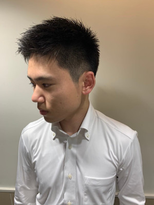 モヒカンショート＜理容室＞＜銀座＞＜メンズ＞＜ショート＞