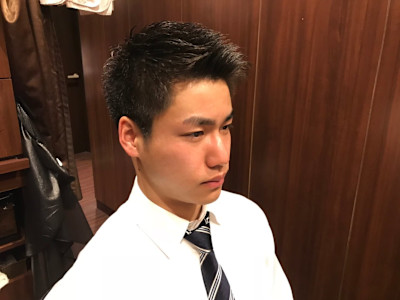 ビジネスショートスタイル＜理容室＞＜銀座＞＜メンズ＞