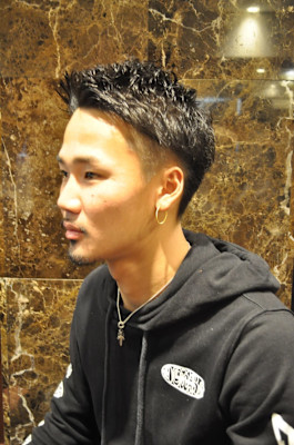 ワイルドショート＜理容室＞＜銀座＞＜メンズ＞＜ショート＞