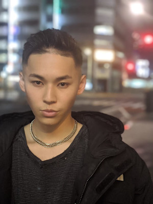 ミドルフェード＜理容室＞＜銀座＞＜メンズ＞＜ショート＞