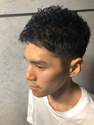 ソフト&ウエットウェーブ＜理容室＞＜銀座＞＜メンズ＞