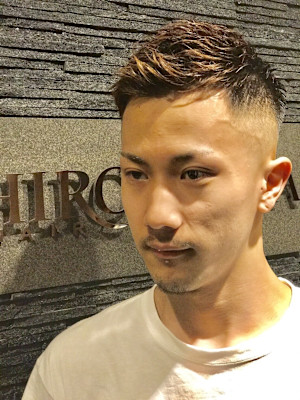 0ミリフェードカット＜理容室＞＜銀座＞＜メンズ＞＜ショート＞