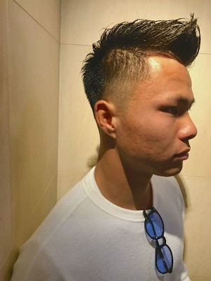 芸能人風フェード＜理容室＞＜銀座＞＜メンズ＞＜ショート＞