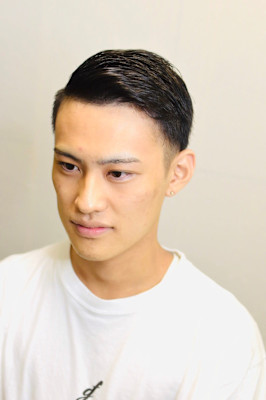 ナチュラル震災＜理容室＞＜銀座＞＜メンズ＞＜ショート＞