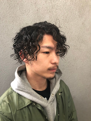 スパイラルパーマ