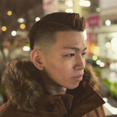 男前フェード