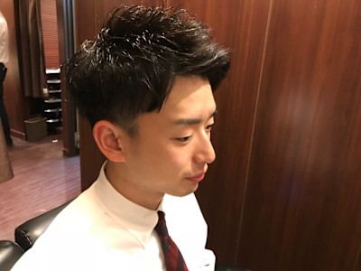 ビジネス刈り上げ＜理容室＞＜銀座＞＜メンズ＞＜ショート＞