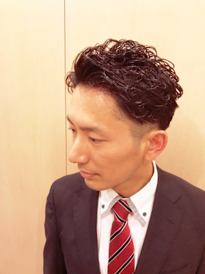 ツーブロックフェード＜理容室＞＜銀座＞＜メンズ＞＜ショート＞