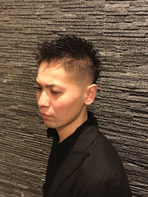 モヒカンフェード＜理容室＞＜銀座＞＜メンズ＞＜ショート＞