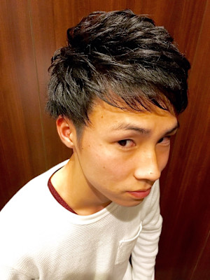 エアリーショート＜理容室＞＜銀座＞＜メンズ＞＜ショート＞