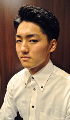 ネオ七三ツーブロック＜理容室＞＜銀座＞＜メンズ＞＜ショート＞