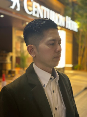 ヒロ銀座バーバーフェードスタイル