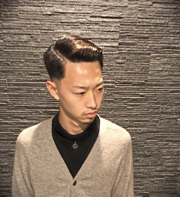 ７：３フェードスタイル＜理容室＞＜銀座＞＜メンズ＞＜ショート