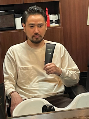 大人ツーブロック