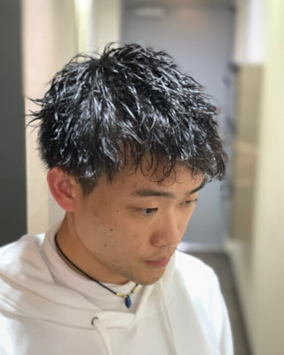 ショートスパイラルパーマ