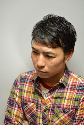 ミディアム＜理容室＞＜銀座＞＜メンズ＞＜ショート＞