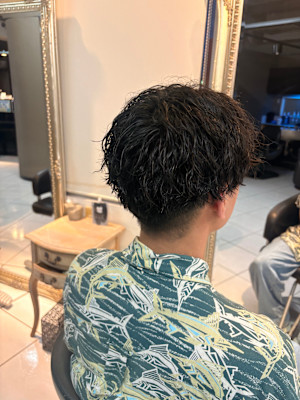 メンズツイストスパイラルパーマ