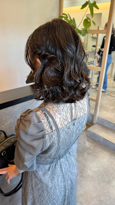 ヘアアレンジスタイルヘアセットお呼ばれヘアアレンジ二次会ヘア