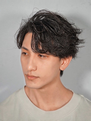 無造作ニュアンスパーマ