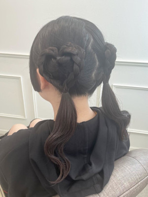 【ヘアメ】ハートくらげヘア♪_ユウ
