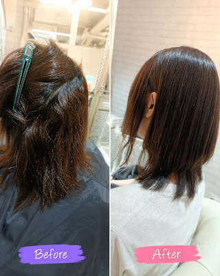 髪質改善縮毛矯正で叶う艶髪ナチュラルストレート人気スタイル集