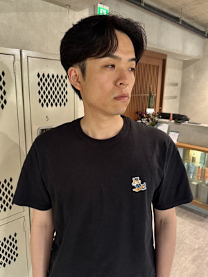 フェザーパーマ毛流れパーマセンターパートニュアンス眉カット