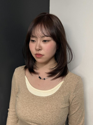 cocoa brown/layer cut