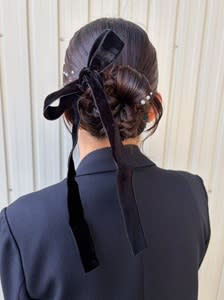 人気の編みおろしヘア【藤枝/ヘアセット】