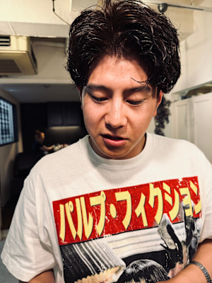 毛流れパーマ少し強め