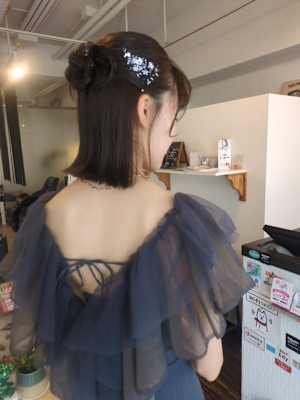 お呼ばれヘアセット