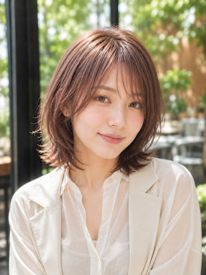 【オーガニックカラー×カットで髪質改善にこだわる美髪ケア】　