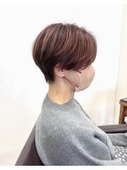 マッシュショート/レッドブラウン/20代30代40代50代6