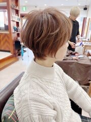 ひし形ショートボブ/20代30代40代50代60代
