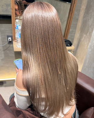 ワンランク上の艶と透明感✨️憧れのミルクティーグレージュ