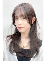 レイヤー×透明感カラー