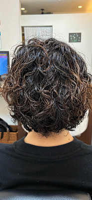 スパイラル巻きクリープパーマ
