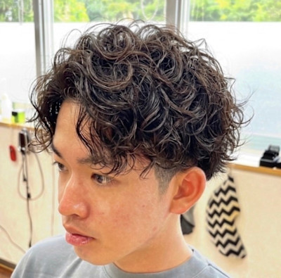 スパイラルパーマ