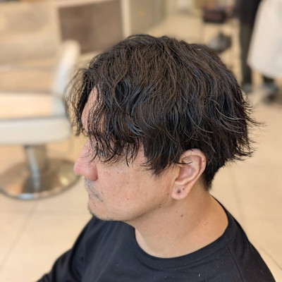大人センターパート×ニュアンスウェーブ