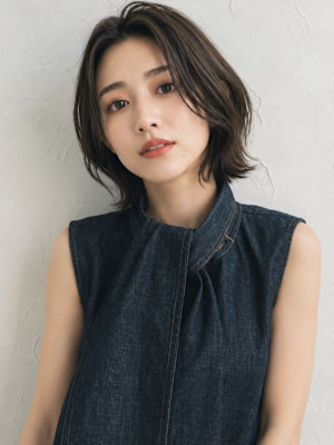 透明感カラー 顔周りカット 髪質改善 艶髪 アッシュ 20代