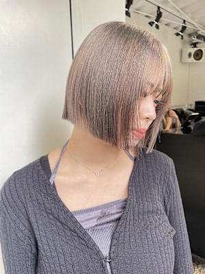 ニュアンスウルフ#ワンホンレイヤー#デジタルパーマ#ブリーチ