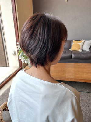 小顔ショートボブ